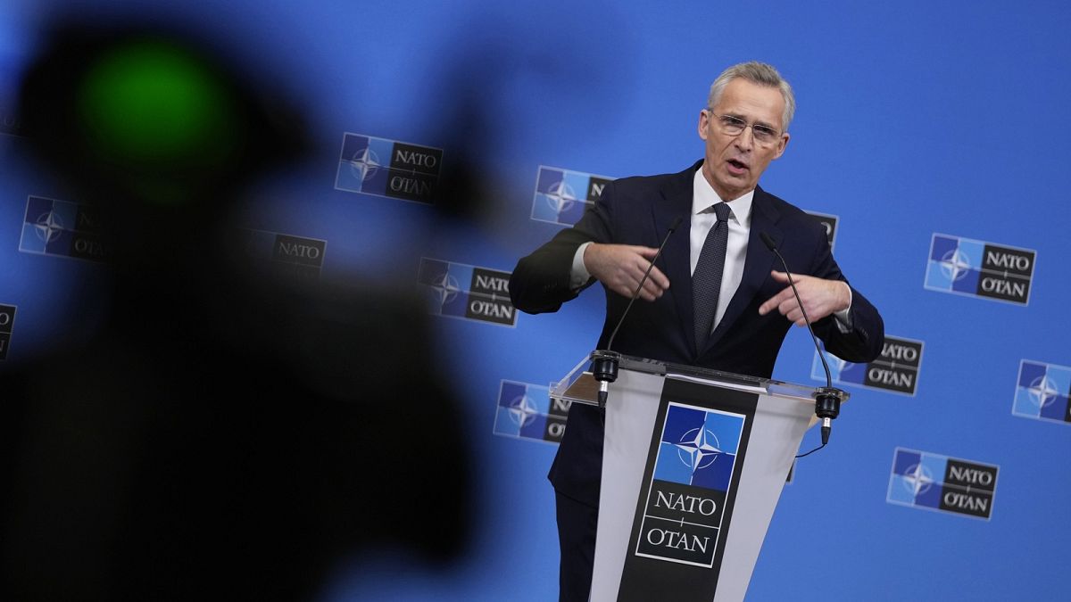 NATO Secretary General Jens Stoltenberg addressed the media on Wednesday morning.