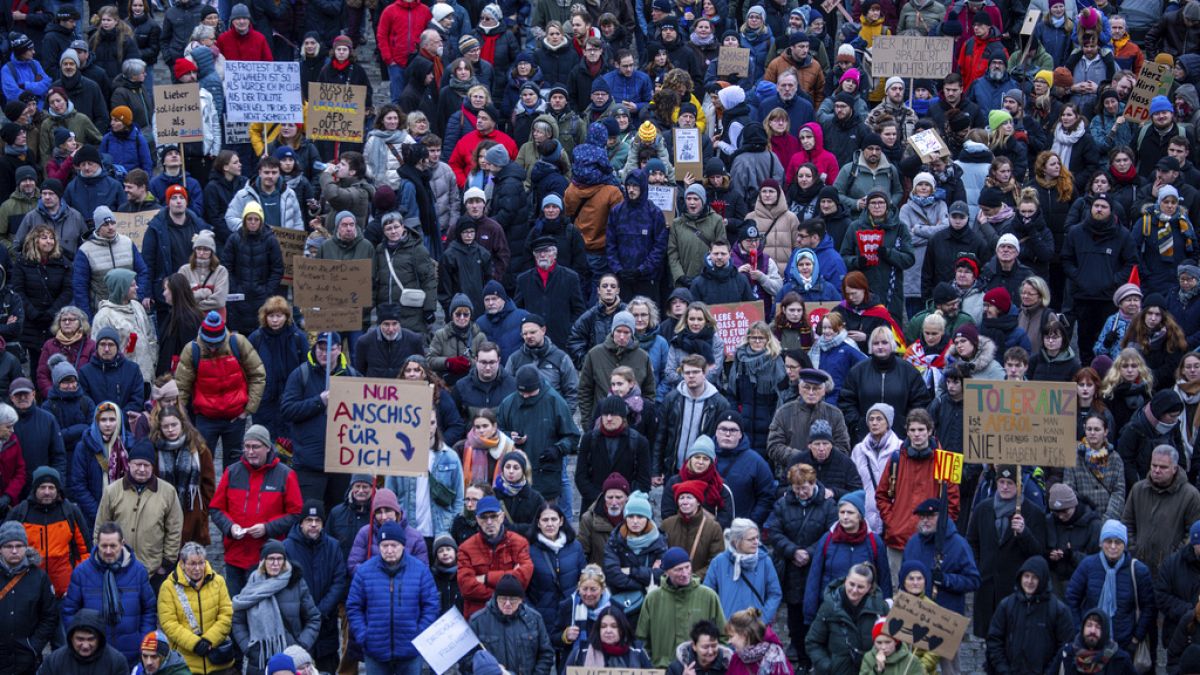 Anti Far-right protest in Germany