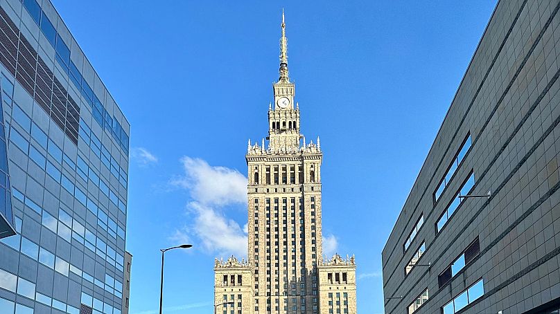 Warszawski Pałac Kultury i Nauki.