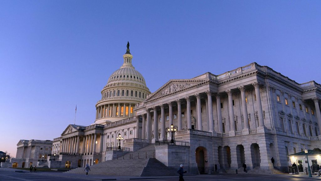 The U.S. Capitol is seen at sunrise, Wednesday, Feb. 7, 2024, in Washington.