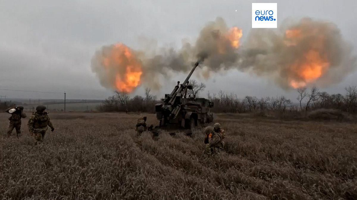 The Ukrainian army uses military equipment supplied by its allies.