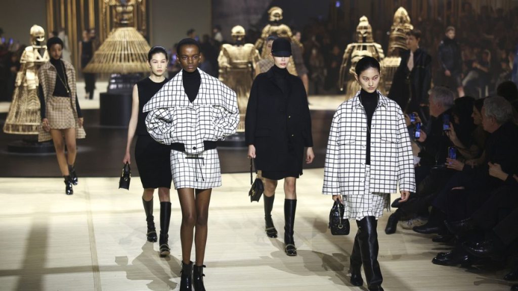 Models wear creations as part of the Christian Dior Fall/Winter 2024-2025 ready-to-wear collection presented Tuesday, Feb. 27, 2024 in Paris.