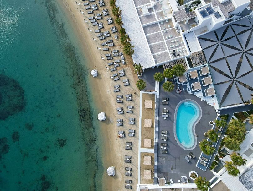 Luksusowy hotel na niezwykle popularnej greckiej wyspie Mykonos