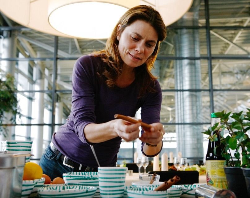 Zielona eurodeputowana Sarah Wiener zasłynęła najpierw jako restauratorka i sławna szefowa kuchni.