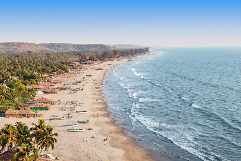 Goa słynie ze spokojnych plaż i zacisznych zatoczek