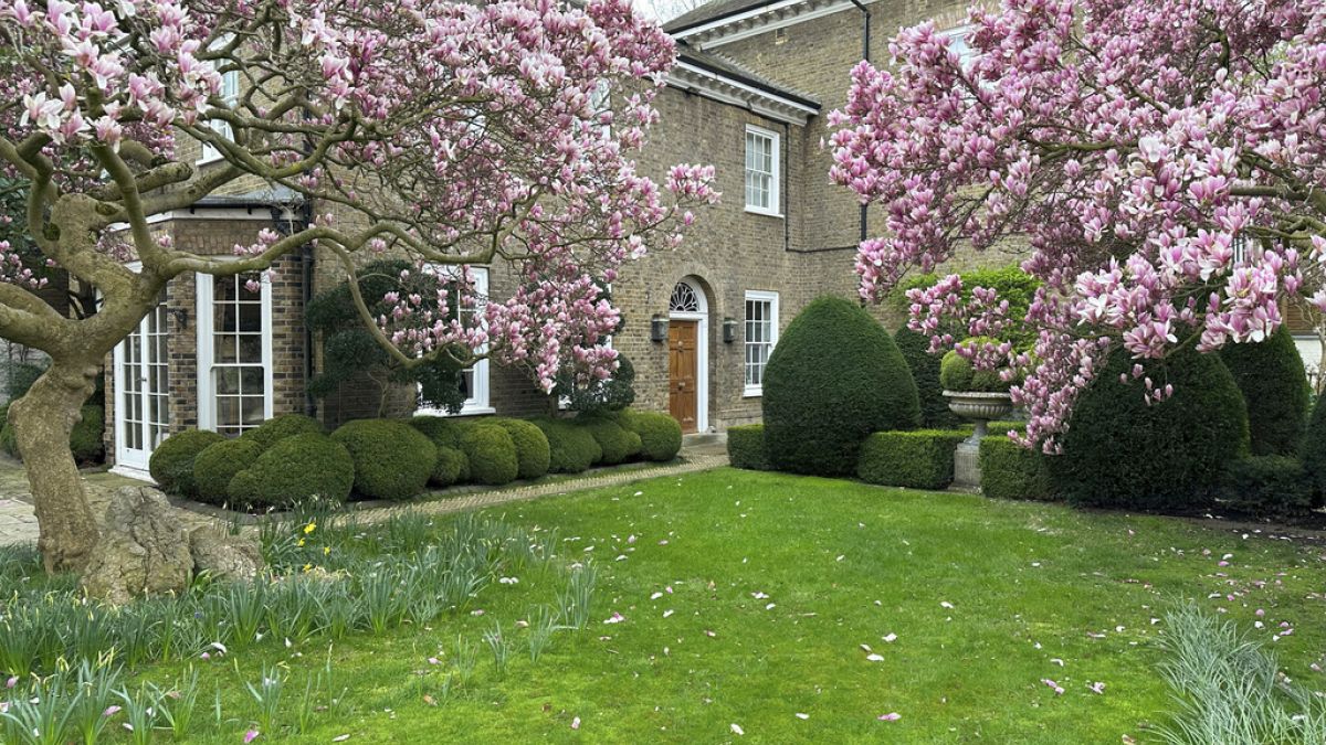 This undated handout image shows the house known as the Garden Lodge in London, where rock star Freddie Mercury