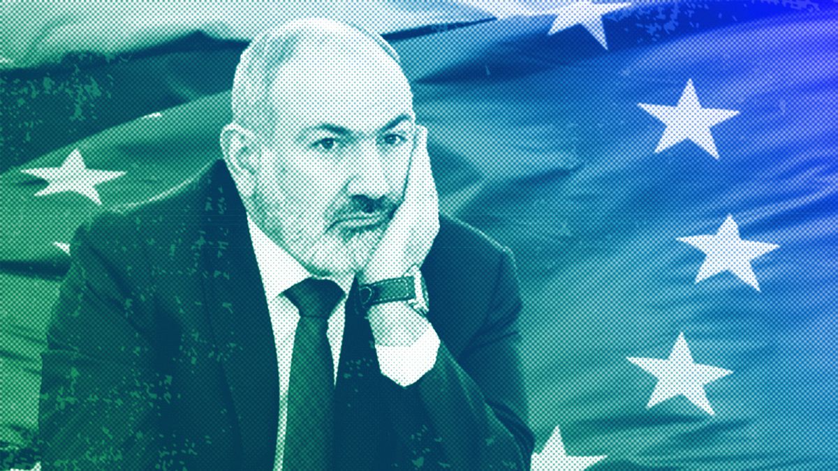 Armenian Prime Minister Nikol Pashinyan, illustration