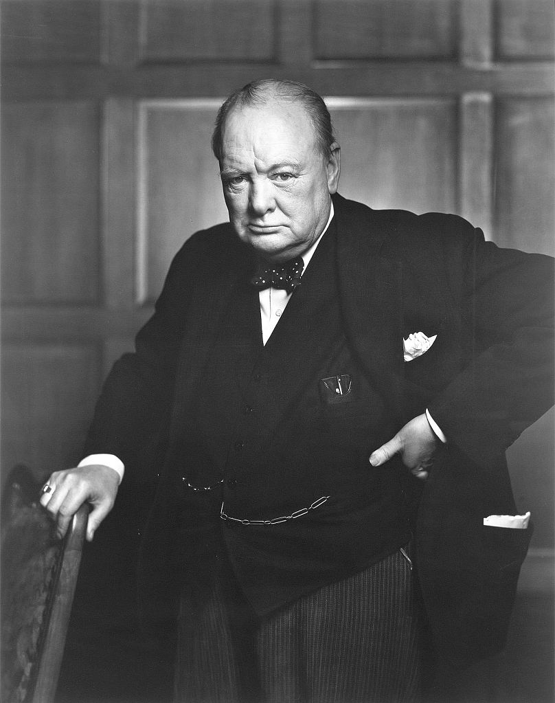 Ryczący lew (portret Winstona Churchilla) autorstwa Yousufa Karsha (1941)