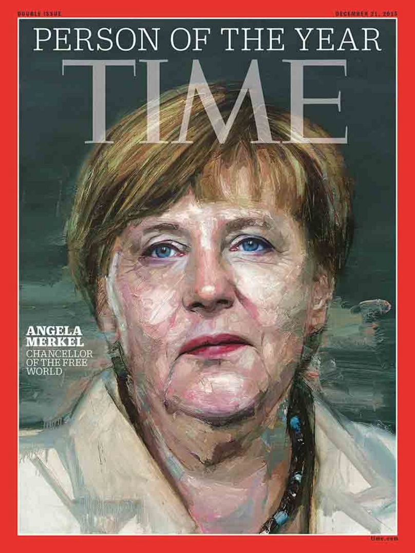 Angela Merkel na okładce magazynu TIME (2015)
