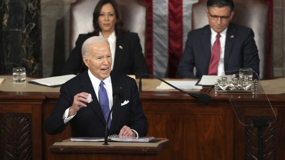 Joe Biden delivers his State of the Union address.