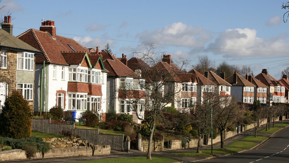 Houses in the UK.