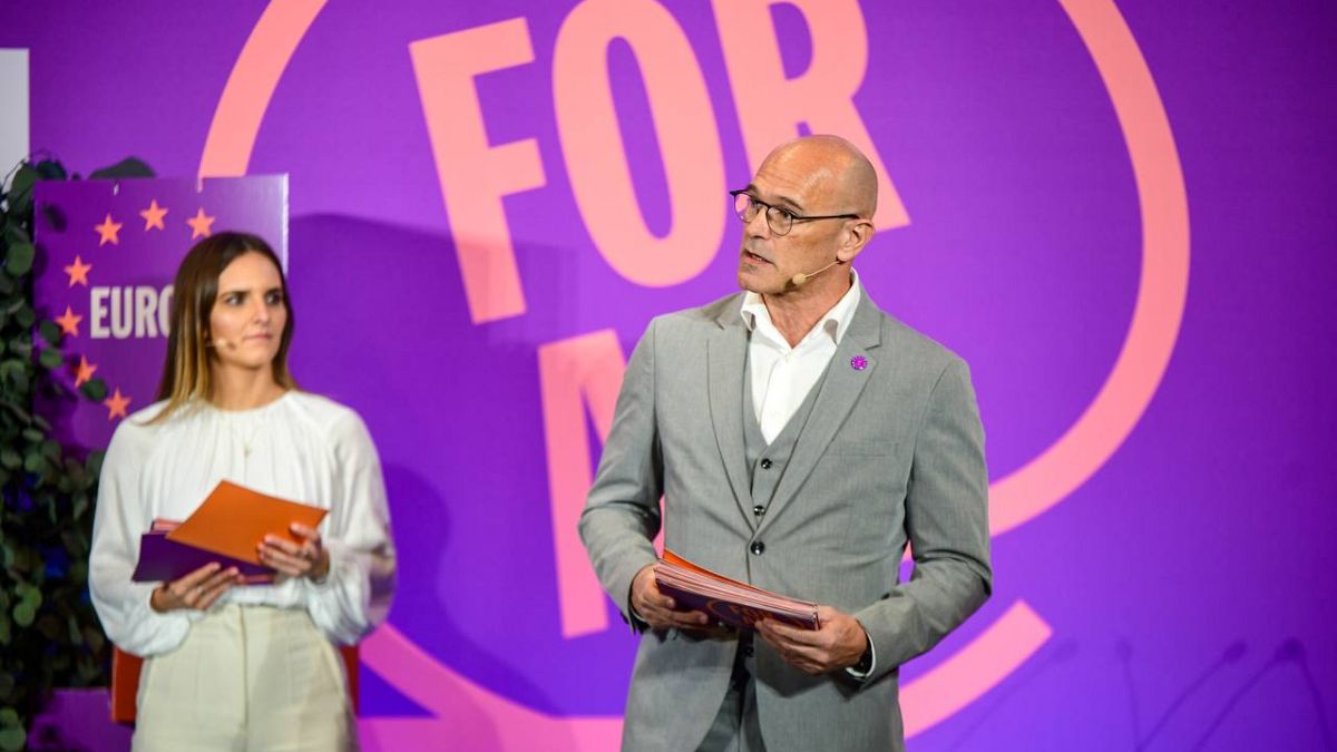 Maylis Rosberg y Raül Romeva, candidatos principales de ALE.