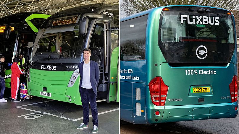 Andreas Schorling, dyrektor zarządzający FlixBus UK |  FlixBus uruchomił usługę dalekobieżnego autobusu elektrycznego w Anglii i Walii.