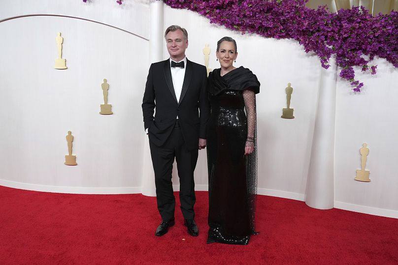 Christopher Nolan i Emma Thomas na Oscarach – marzec 2024
