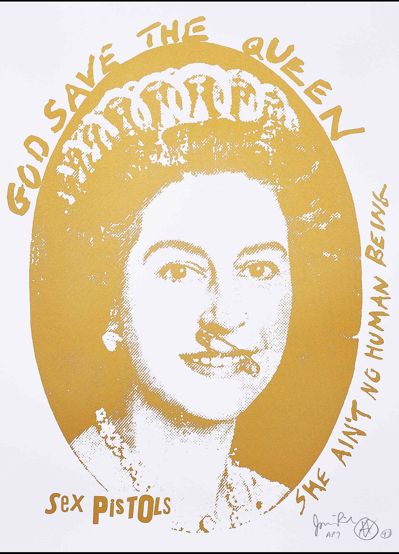God Save the Queen (złoto) Jamiego Reida