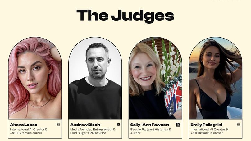 Panel sędziowski – dwóch ludzi, dwie wygenerowane AI