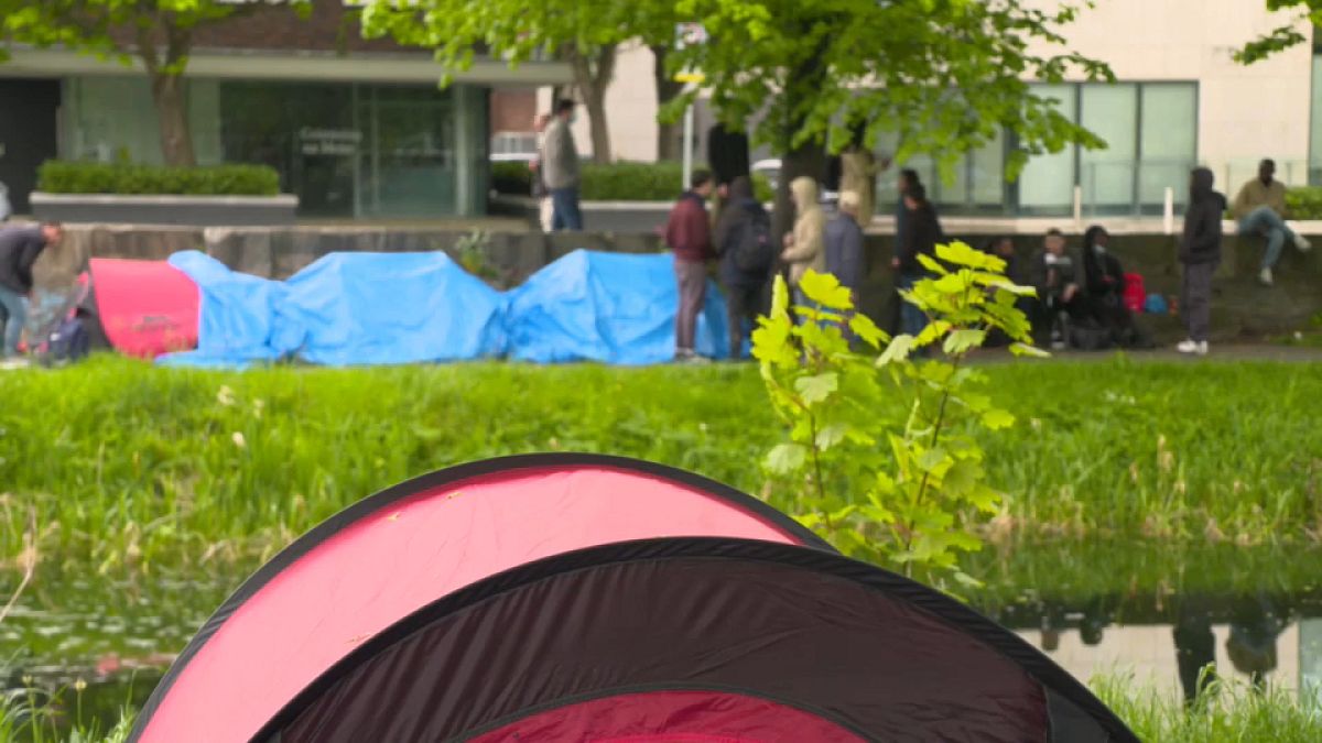 A tent in Dublin.