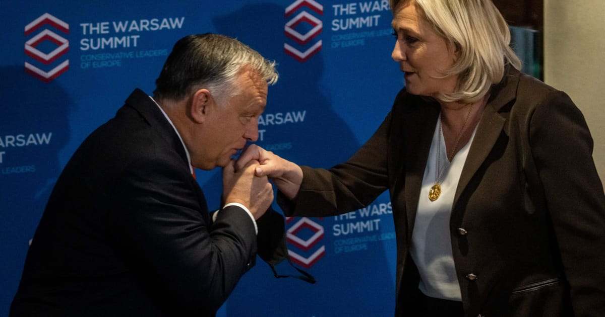 Orbán wzywa Meloni i Le Pen do połączenia sił i stworzenia prawicowej supergrupy UE