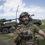 FILE - a Ukrainian serviceman on the frontline in eastern Ukraine, July, 2023.