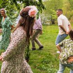 Sweden’s midsummer festivities began in the late Middle Ages when people celebrated by dancing around a flower and greenery-decorated pole known as a maypole. 
