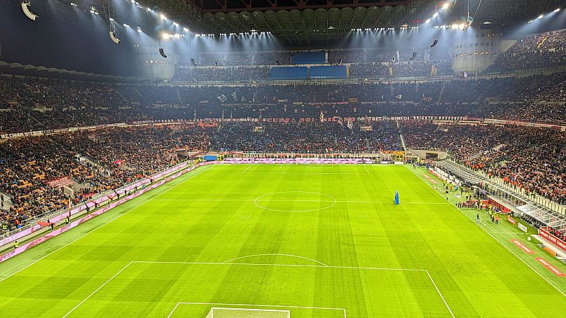 Złapaliśmy mecz na kultowym stadionie San Siro w Mediolanie.