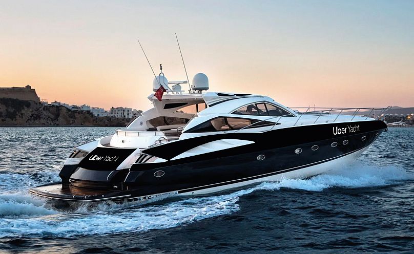 Podróż jachtem Sunseeker firmy Uber na Ibizie będzie kosztować 1600 euro 