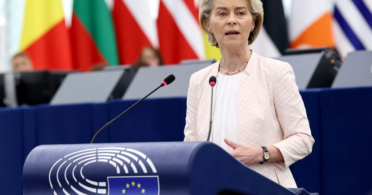 Von der Leyen próbuje utrzymać stanowisko w sprawie zmian klimatu