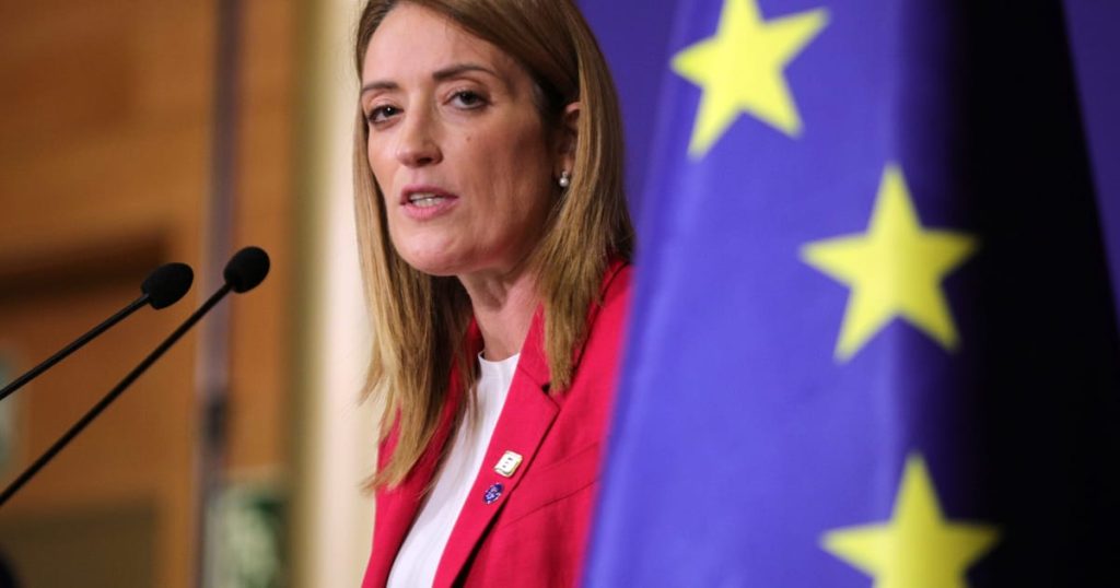 Roberta Metsola ponownie wybrana na przewodniczącą Parlamentu Europejskiego