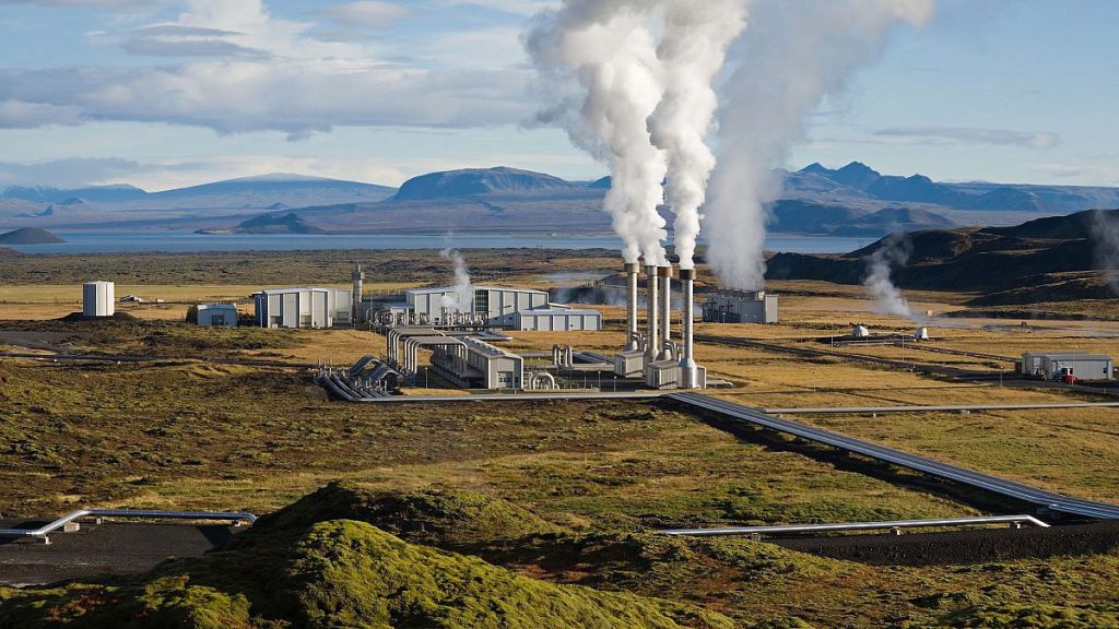 Geothermal plant in Iceland. Pick Pik