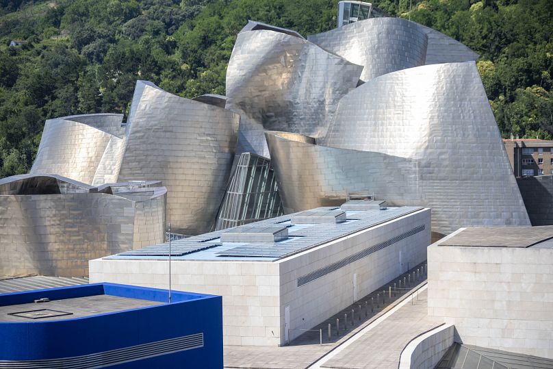 Muzeum Guggenheima w Bilbao, Hiszpania.