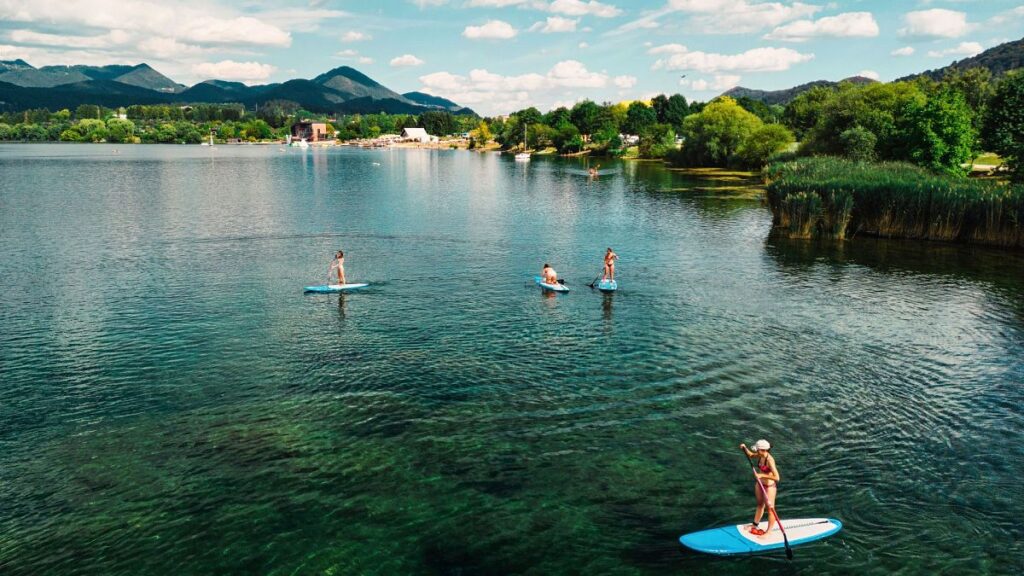 Cycle to Lake Velenje on Slovenia