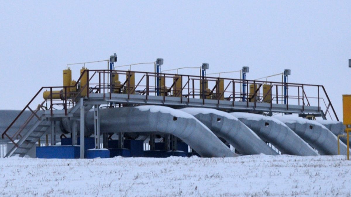 The gas pumping station at Sudzha, Russia, seen on Jan. 11, 2009.