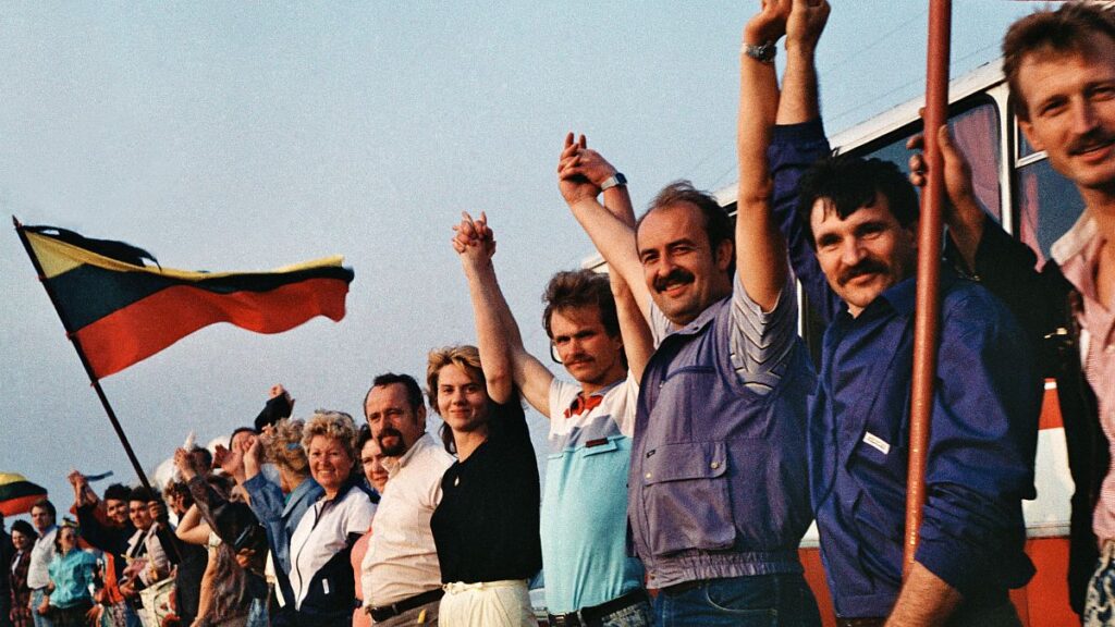 The Baltic Way in Estonia, 1989