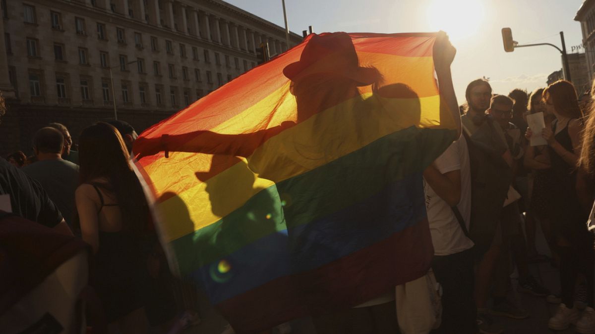 Protesters rally outside Bulgaria