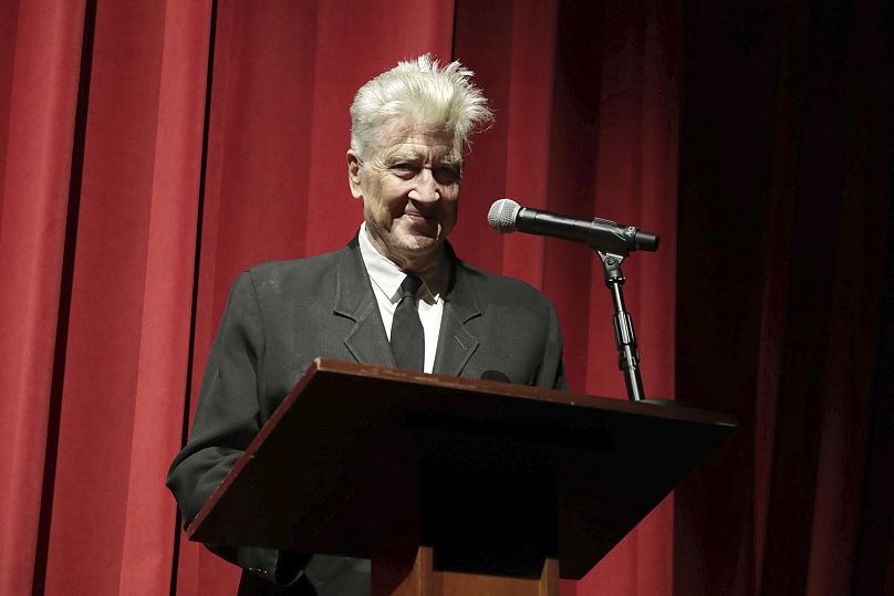 David Lynch przemawia na premierze Twin Peaks w Showtime - maj 2017 