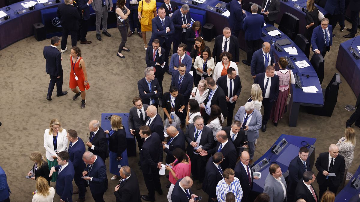 Hemicycle in Strasbourg.