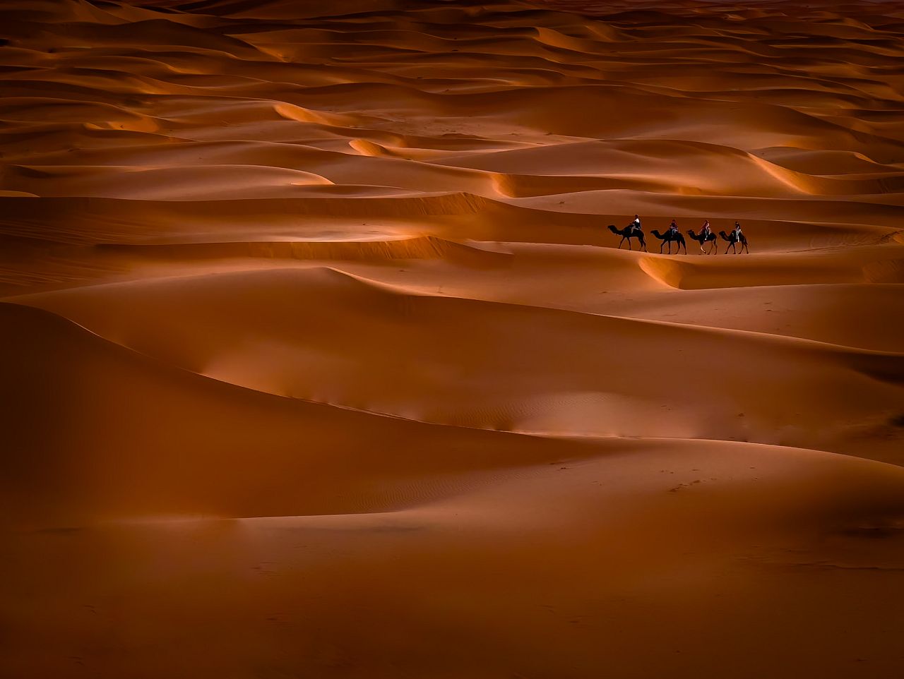 „Sahara Surfing” autorstwa Khalida Mahmooda (kategoria Podróże, 1. miejsce) 