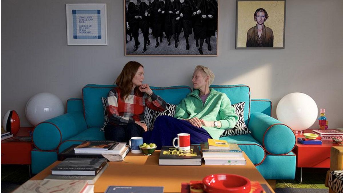 Tilda Swinton and Julianne Moore in Pedro Almodóvar