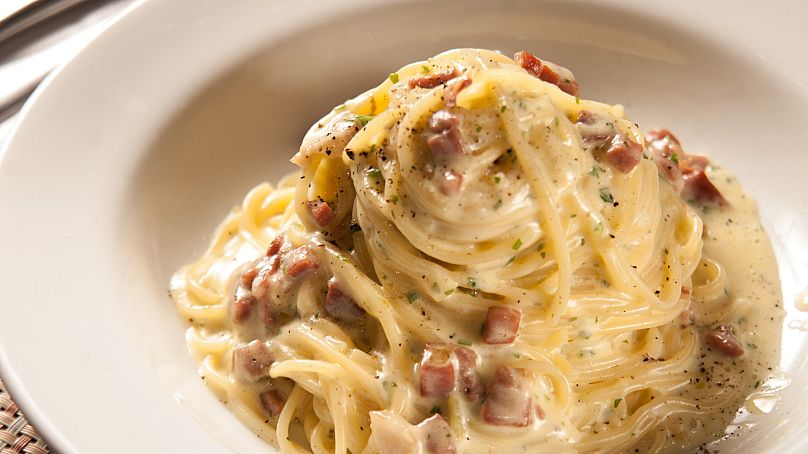 Pyszny kremowy carbonara