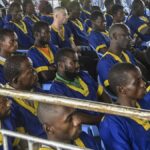 FILE - The defendants sitting in court in Kinshasa, DR Congo June 7, 2024.