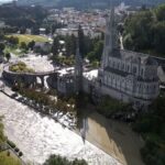 The Catholic pilgrimage site in Lourdes was closed after heavy flooding.