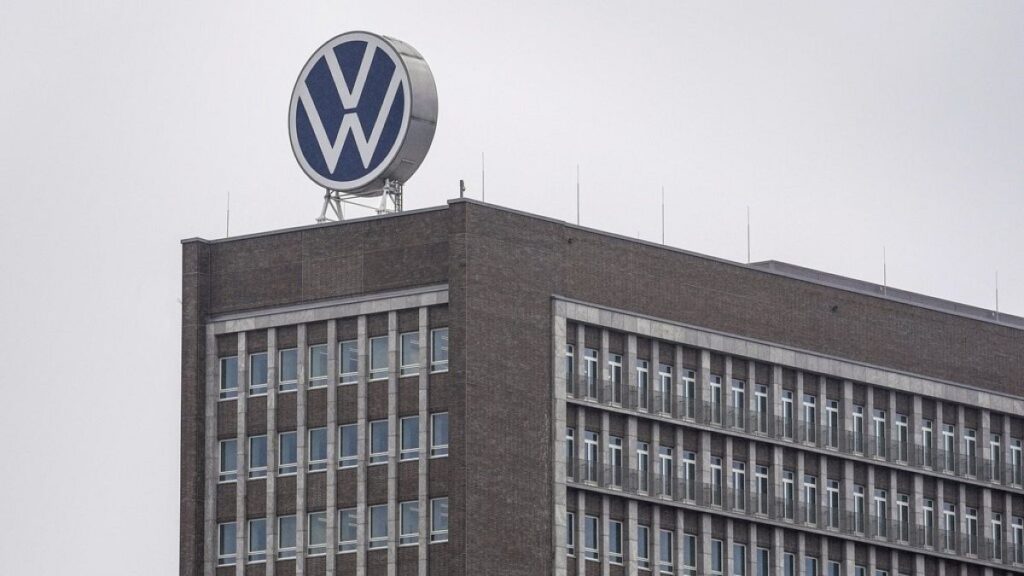 The headquarters of car maker Volkswagen is shown in Wolfsburg, Germany, 9 December, 2021.