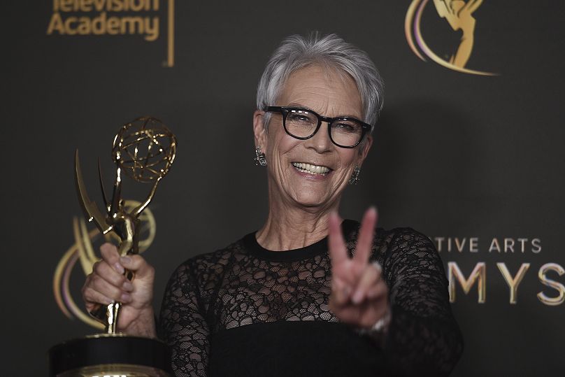 Jamie Lee Curtis bierze udział w drugiej nocy rozdania nagród Creative Arts Emmy Awards w niedzielę 8 września 2024 r.