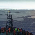 Scientists aboard the Australian research vessel Aurora Australis studied the natural cycling of iron in the Southern Ocean in 2001.