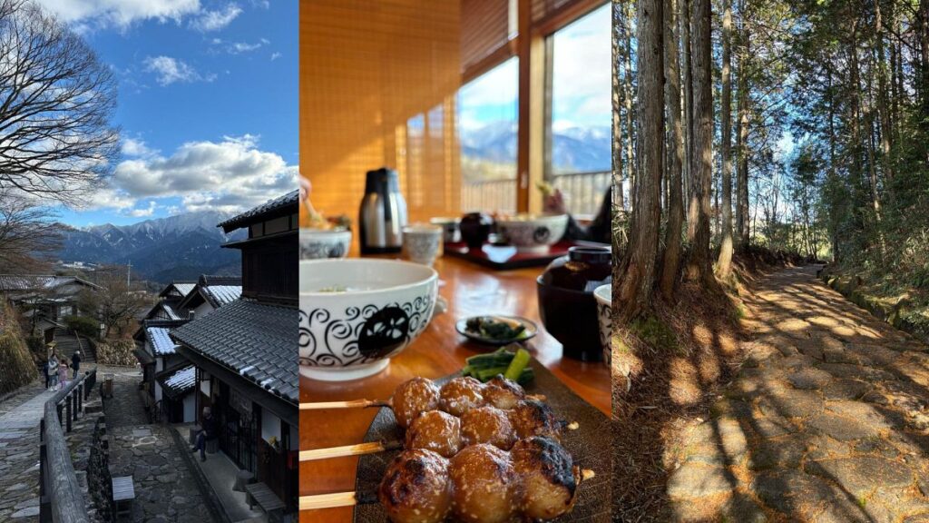 The Nakasendo road was established in the 1600s to facilitate trade and travel between Kyoto and the shogun capital Edo