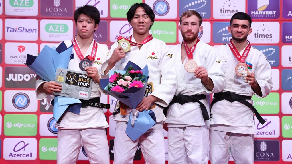 Japonia zamiata dzień 1 Baku Grand Slam z pięcioma złotymi